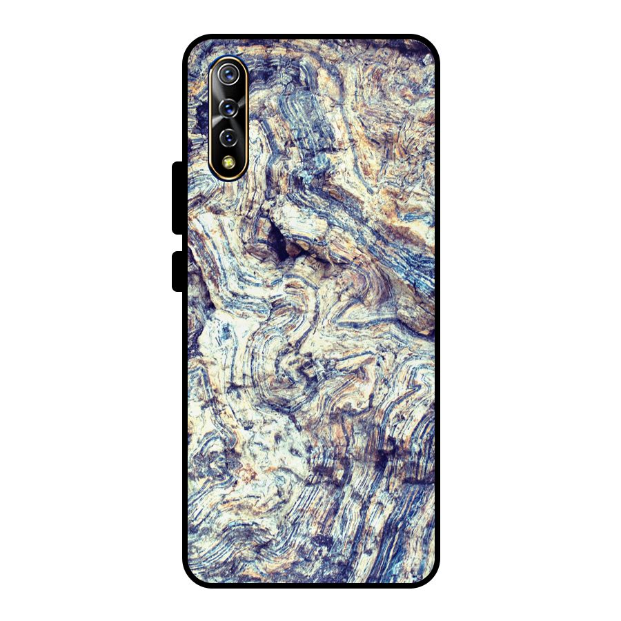 Marble Pattern Metal Back Case for Vivo S1