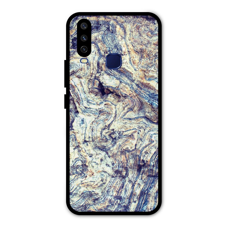 Marble Pattern Metal Back Case for Vivo V17