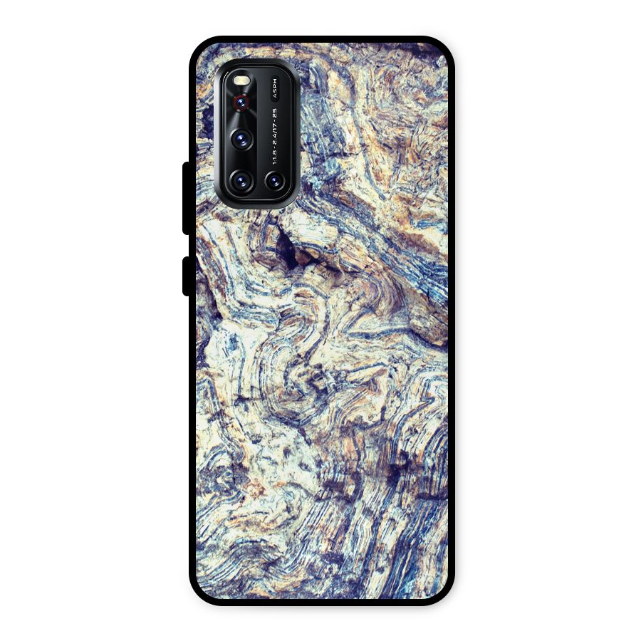 Marble Pattern Metal Back Case for Vivo V19