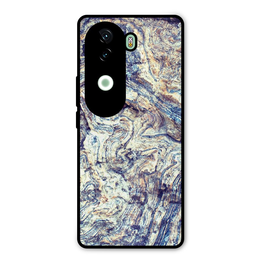 Marble Pattern Metal Back Case for Vivo V40e