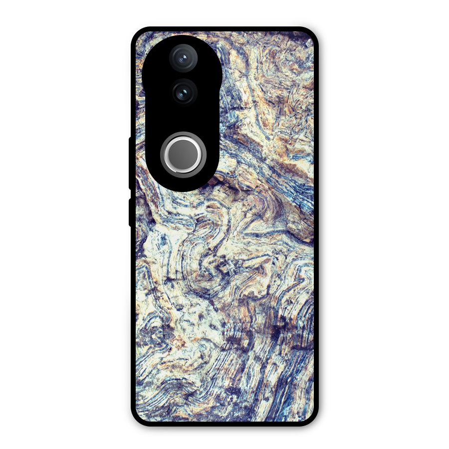 Marble Pattern Metal Back Case for Vivo V50e