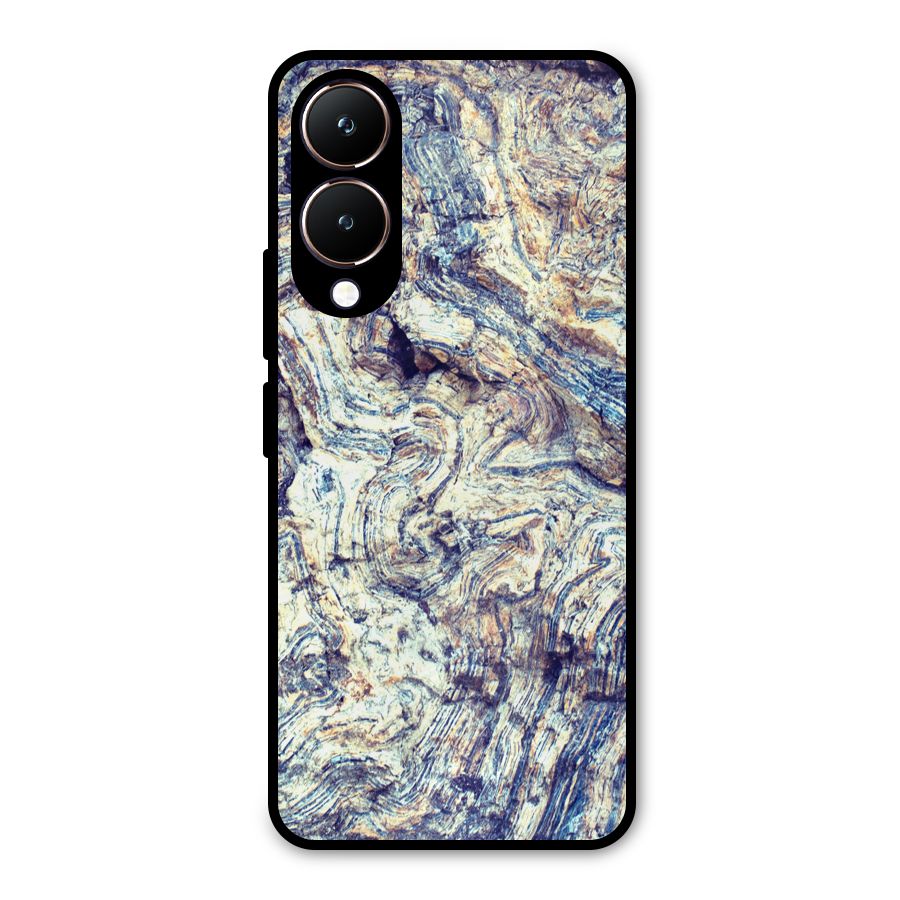 Marble Pattern Metal Back Case for Vivo Y28