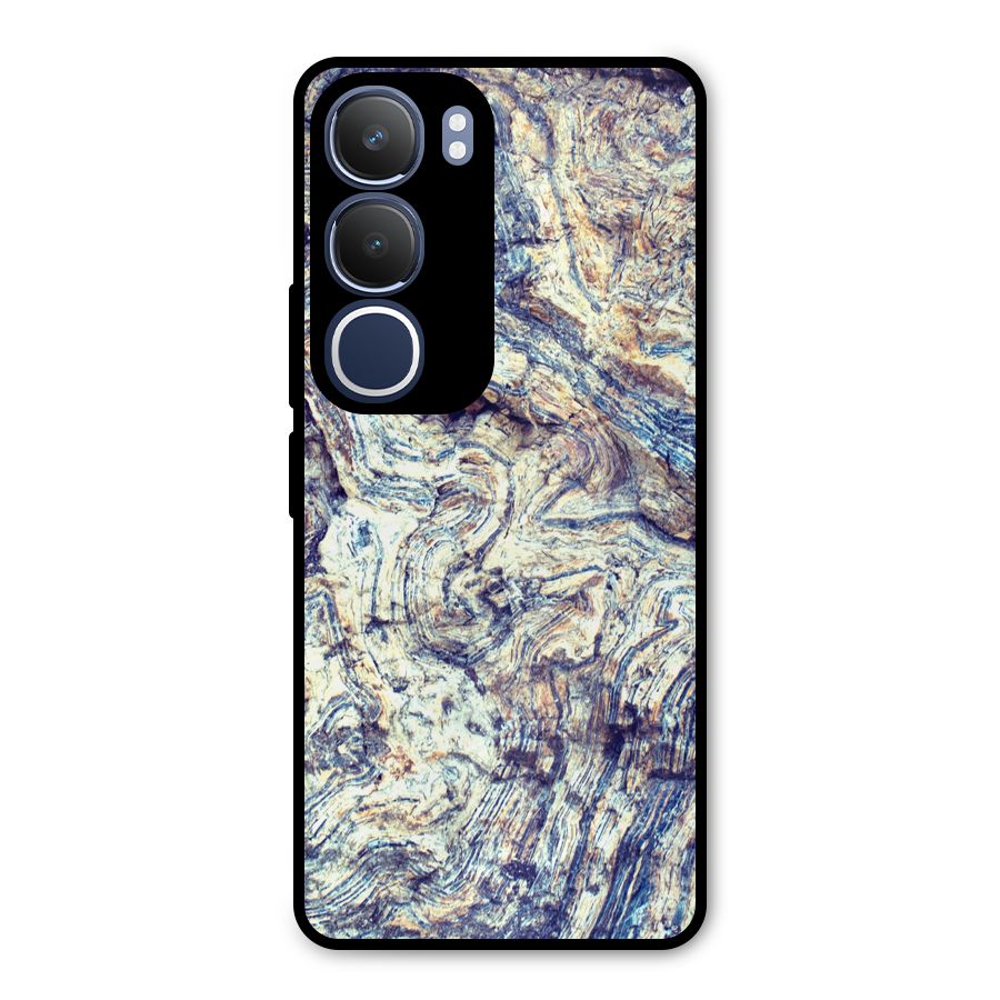 Marble Pattern Metal Back Case for Vivo Y29