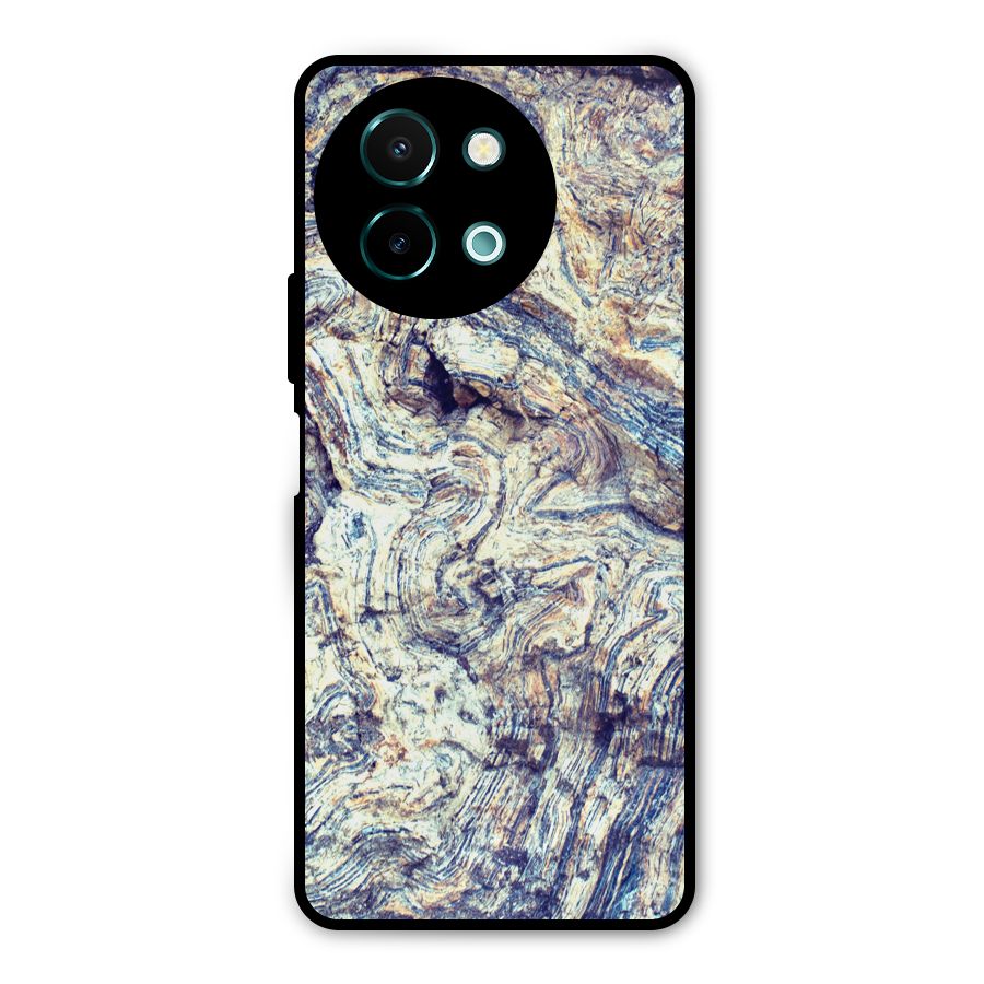 Marble Pattern Metal Back Case for Vivo Y58