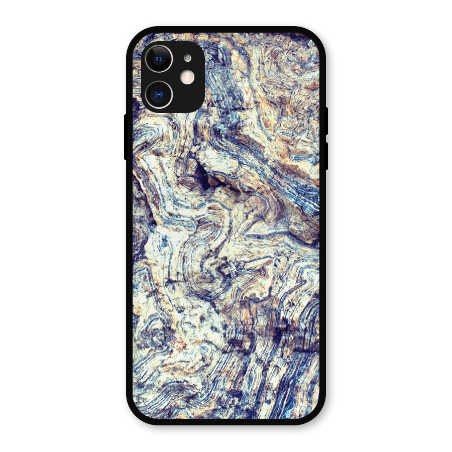 Marble Pattern Metal Back Case for iPhone 11