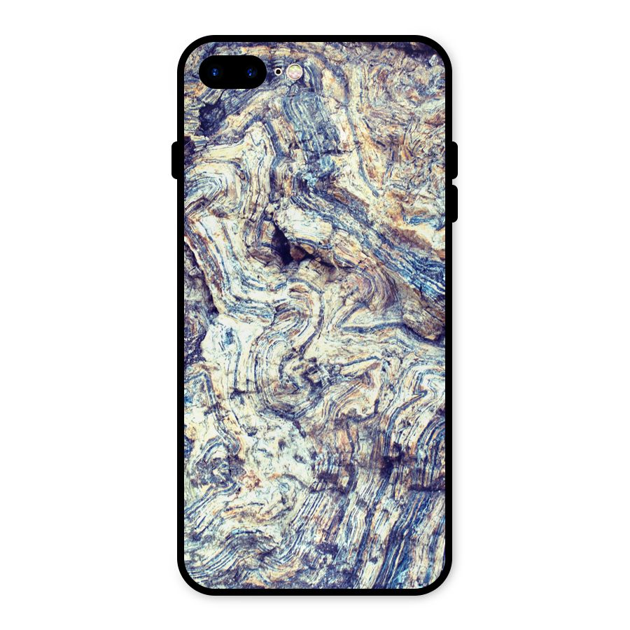 Marble Pattern Metal Back Case for iPhone 8 Plus