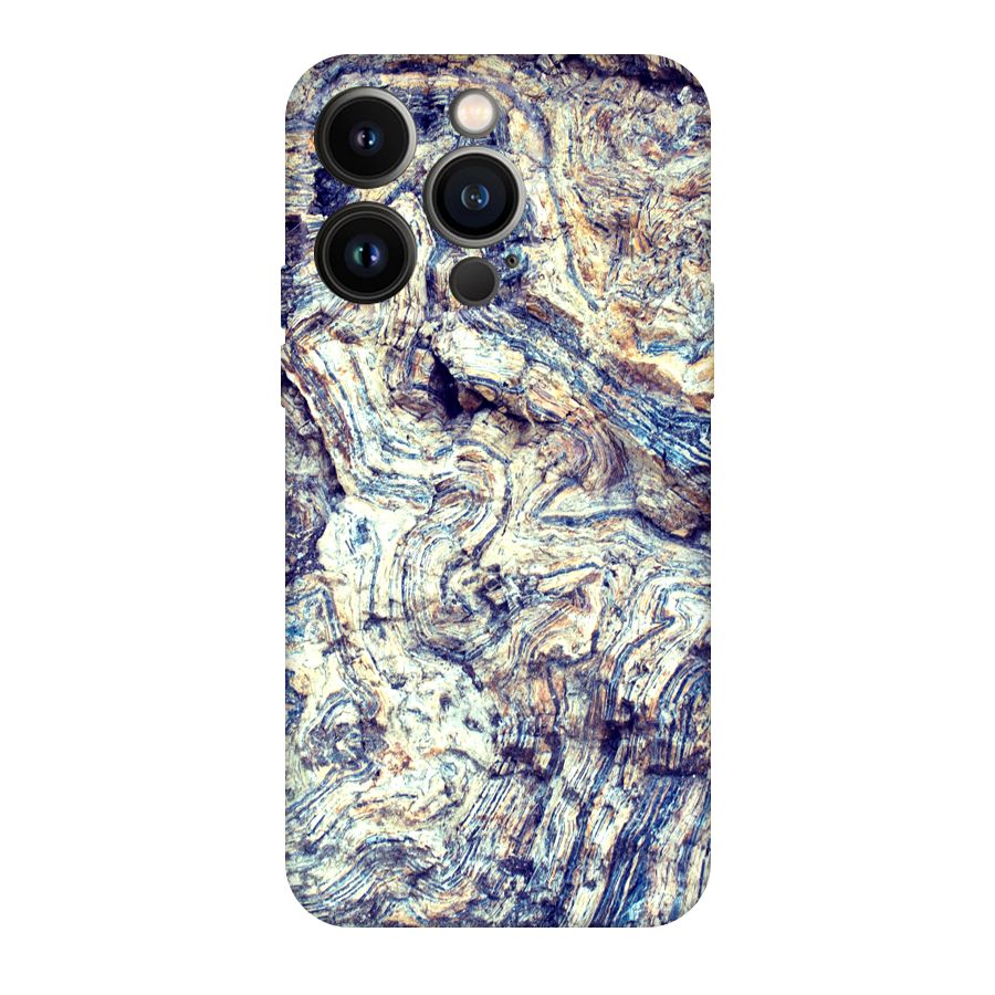 Marble Pattern Original Polycarbonate Back Case for iPhone 14 Pro