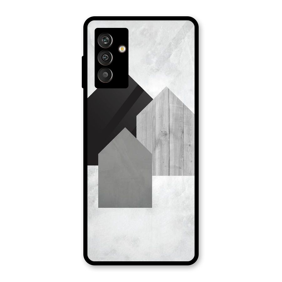 Marble Poster Glass Back Case for Galaxy M13