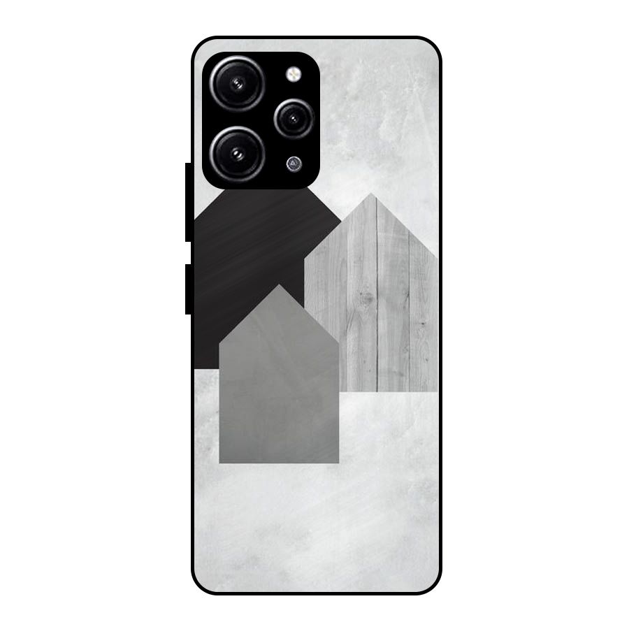 Marble Poster Glass Back Case for Redmi 12 4G