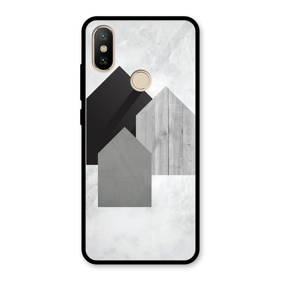Marble Poster Glass Back Case for Redmi A2