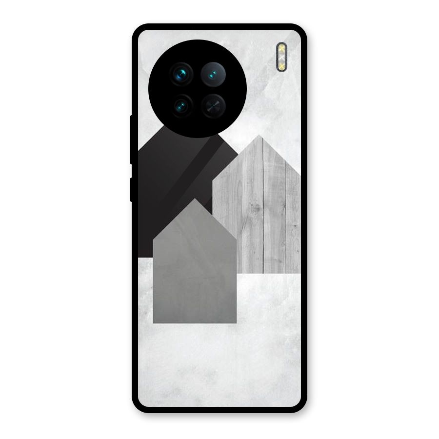 Marble Poster Glass Back Case for Vivo X90