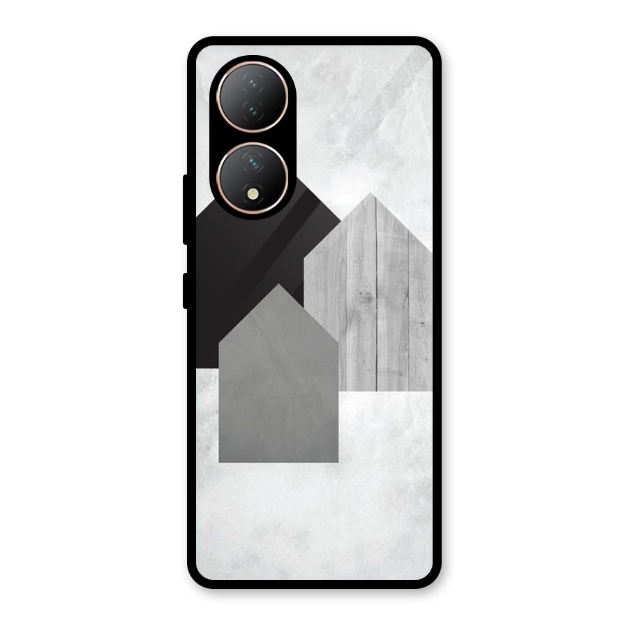 Marble Poster Glass Back Case for Vivo Y100A