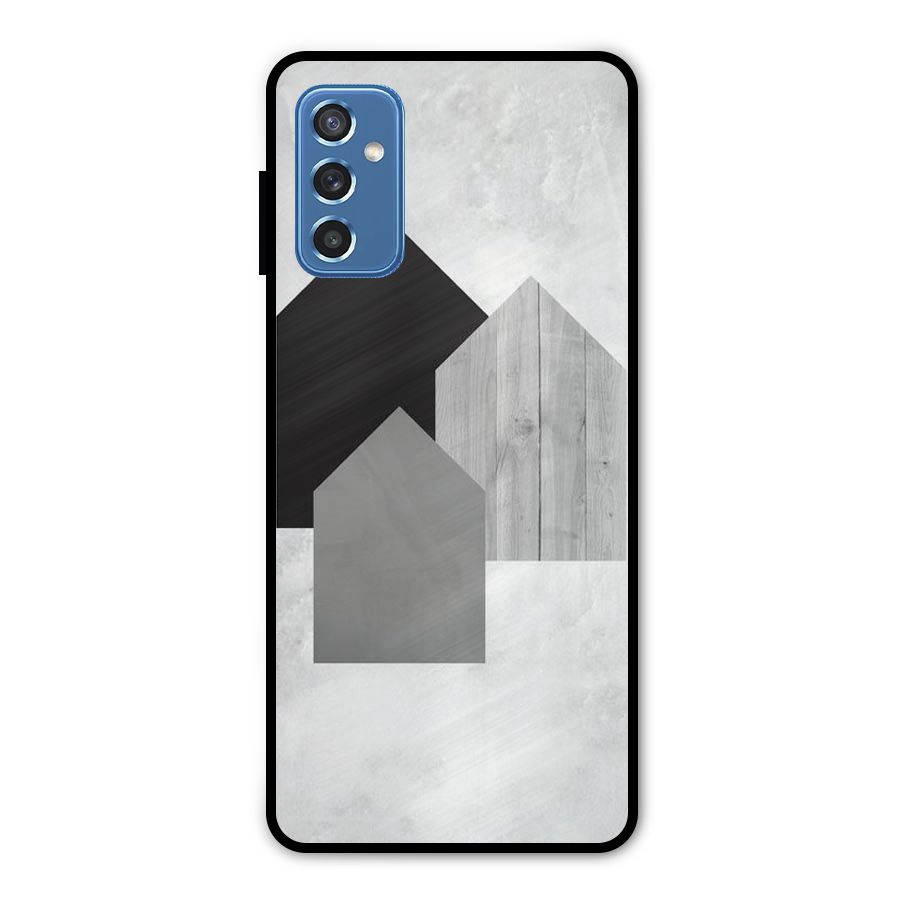 Marble Poster Metal Back Case for Galaxy M52 5G