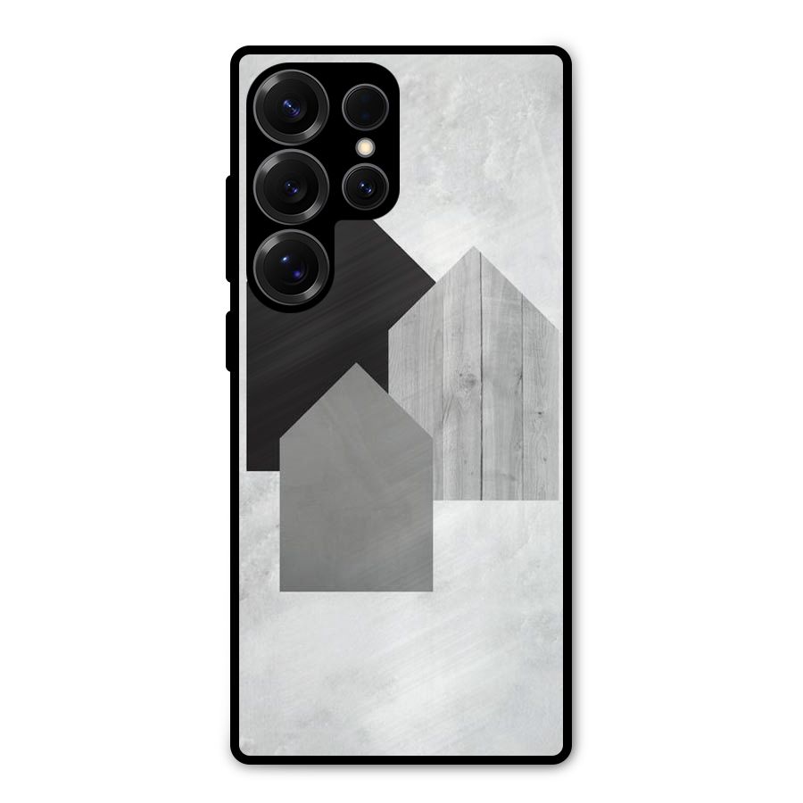 Marble Poster Metal Back Case for Galaxy S25 Ultra