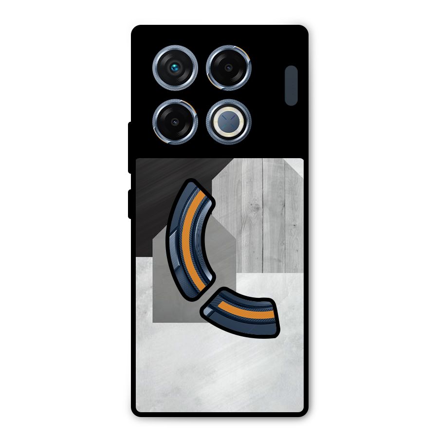 Marble Poster Metal Back Case for Infinix GT 20 Pro