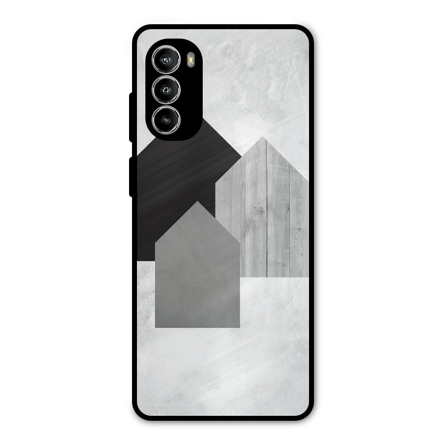 Marble Poster Metal Back Case for Moto G52
