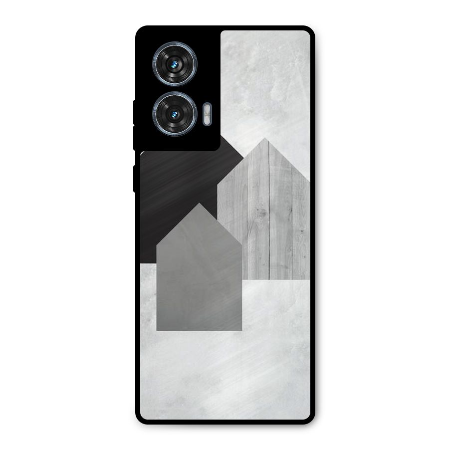 Marble Poster Metal Back Case for Motorola Edge 50 Fusion