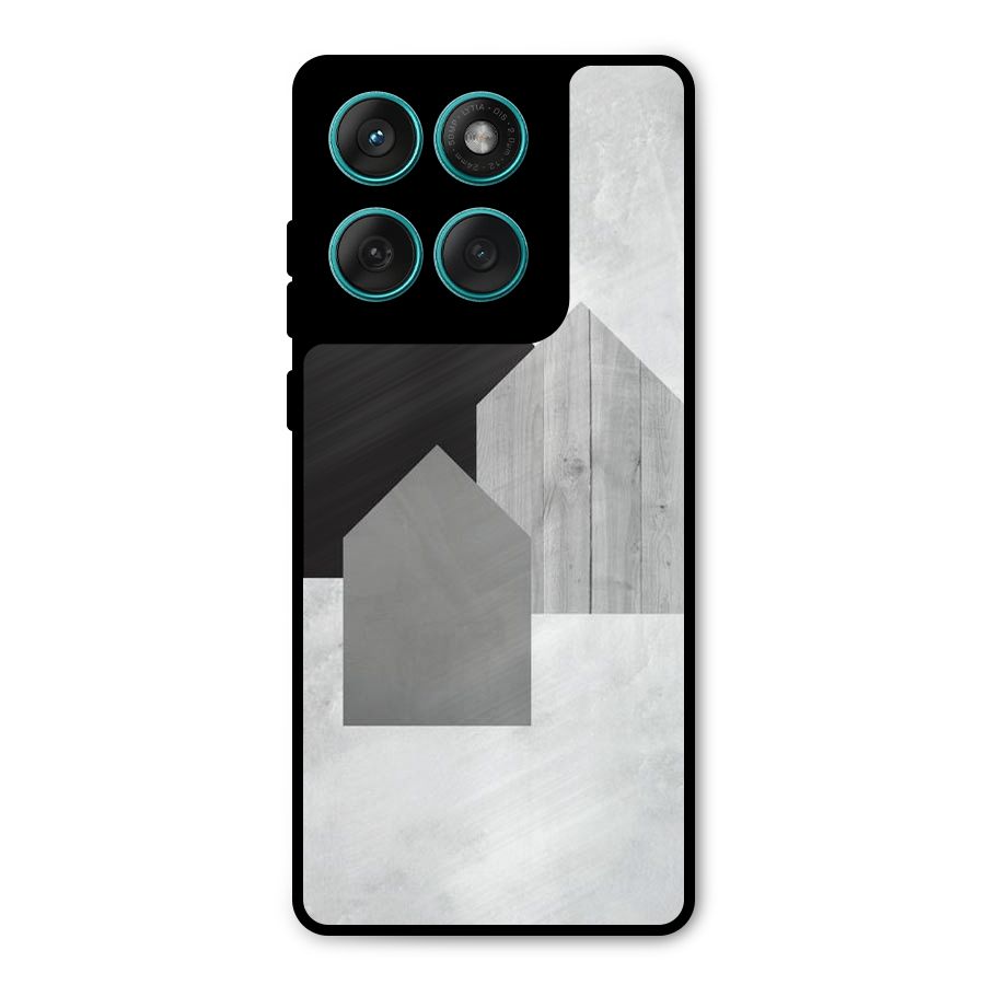 Marble Poster Metal Back Case for Motorola Edge 60 Fusion