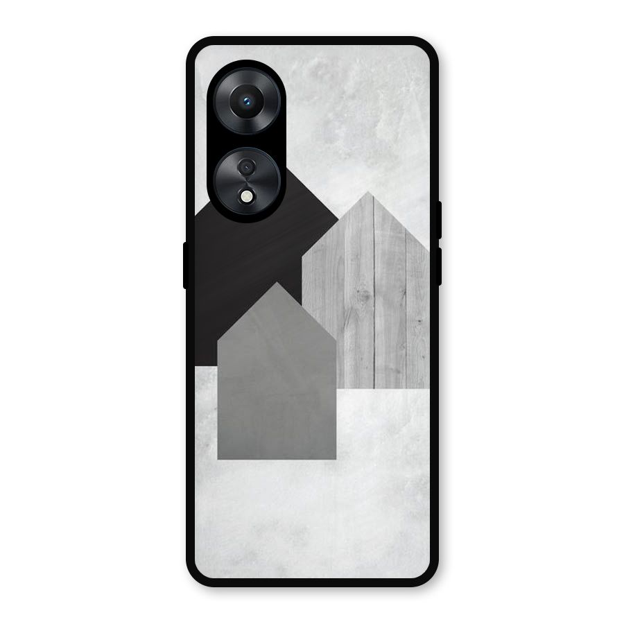 Marble Poster Metal Back Case for Oppo A78