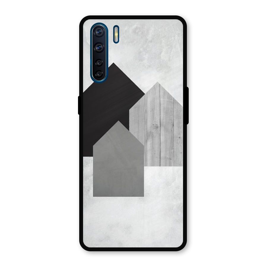 Marble Poster Metal Back Case for Oppo F15