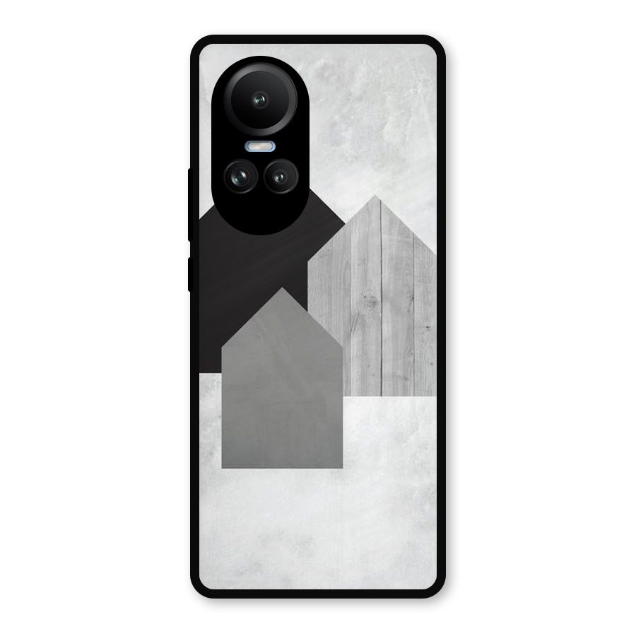 Marble Poster Metal Back Case for Oppo Reno10