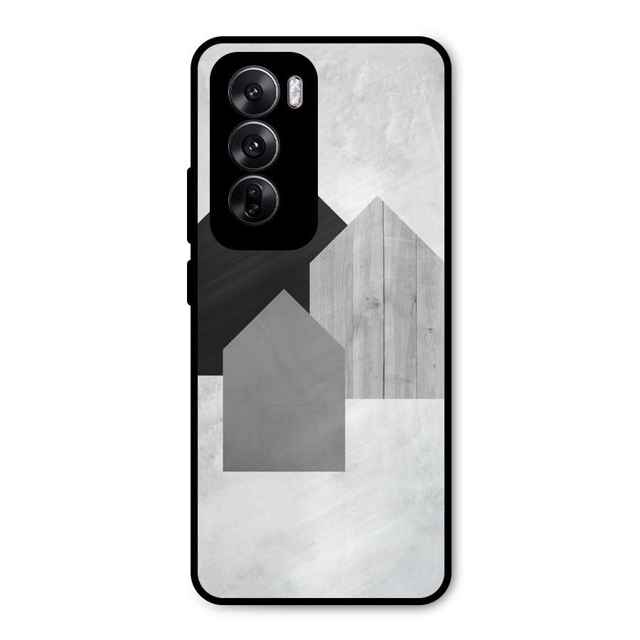 Marble Poster Metal Back Case for Oppo Reno12