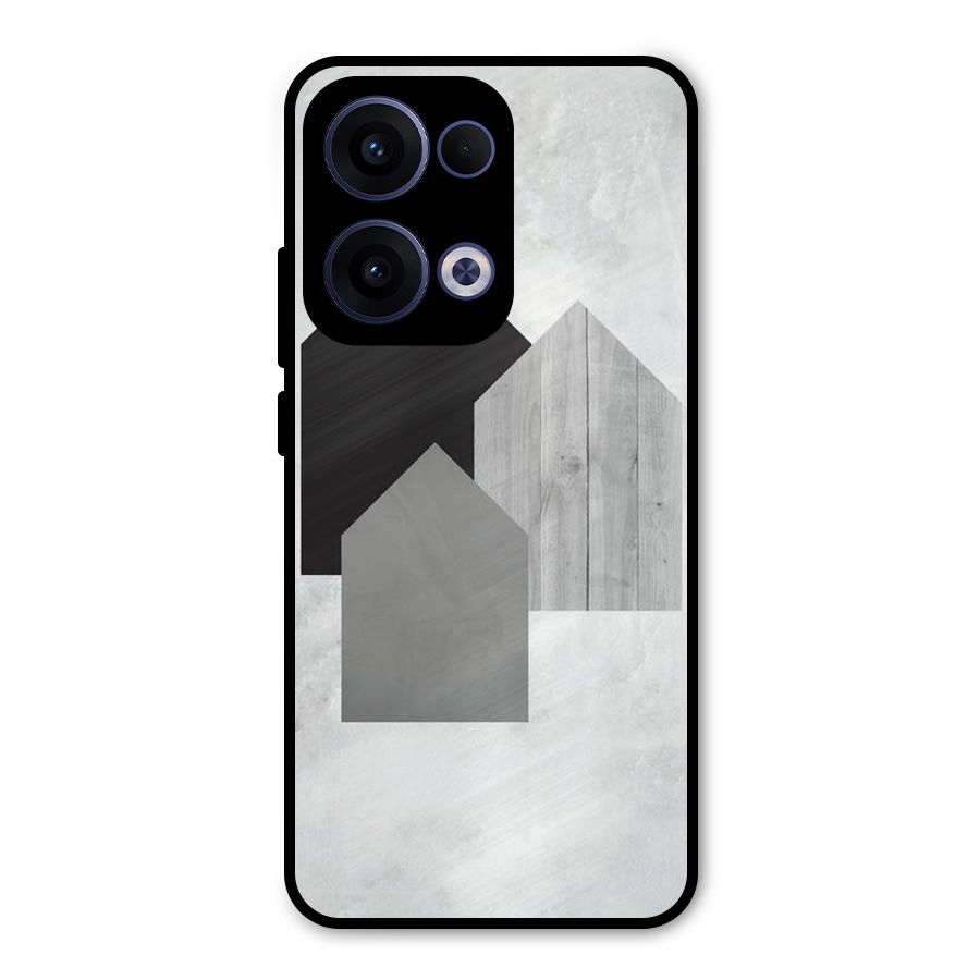 Marble Poster Metal Back Case for Oppo Reno13
