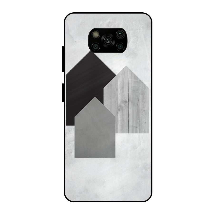 Marble Poster Metal Back Case for Poco X3