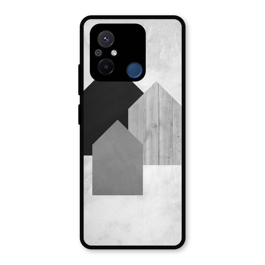 Marble Poster Metal Back Case for Redmi 12C