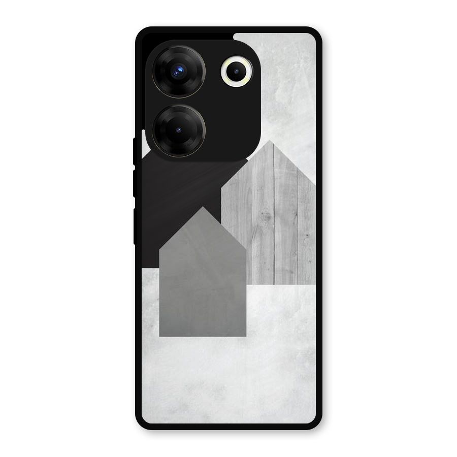 Marble Poster Metal Back Case for Tecno Camon 20