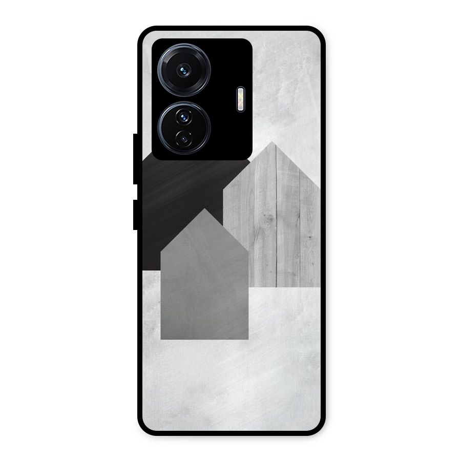Marble Poster Metal Back Case for Vivo T1 Pro