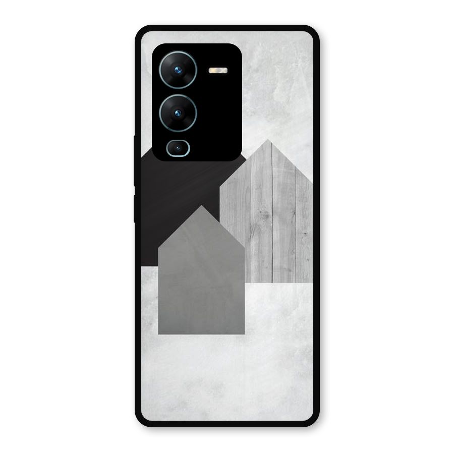 Marble Poster Metal Back Case for Vivo V25 Pro