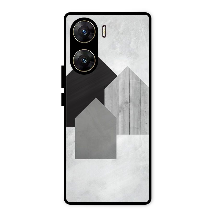 Marble Poster Metal Back Case for Vivo V29e