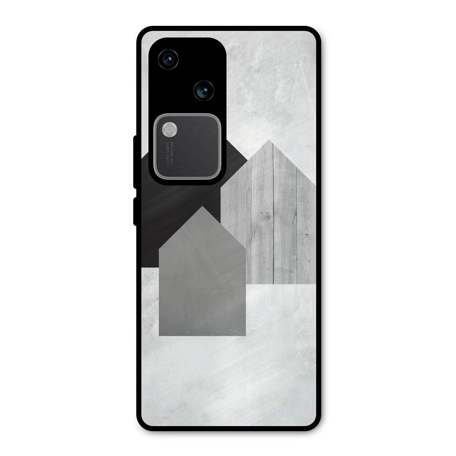 Marble Poster Metal Back Case for Vivo V30