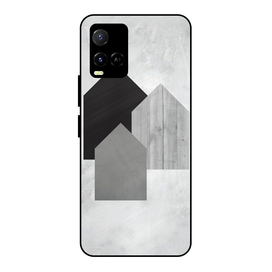 Marble Poster Metal Back Case for Vivo Y33s