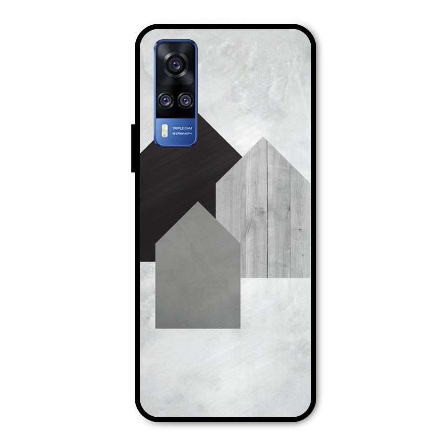 Marble Poster Metal Back Case for Vivo Y51A