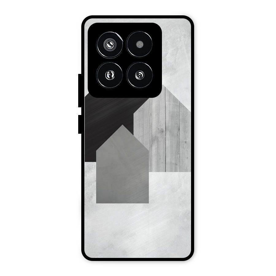 Marble Poster Metal Back Case for Xiaomi 14 Pro