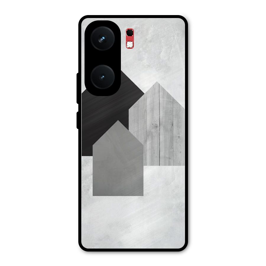 Marble Poster Metal Back Case for iQOO Neo 9 Pro