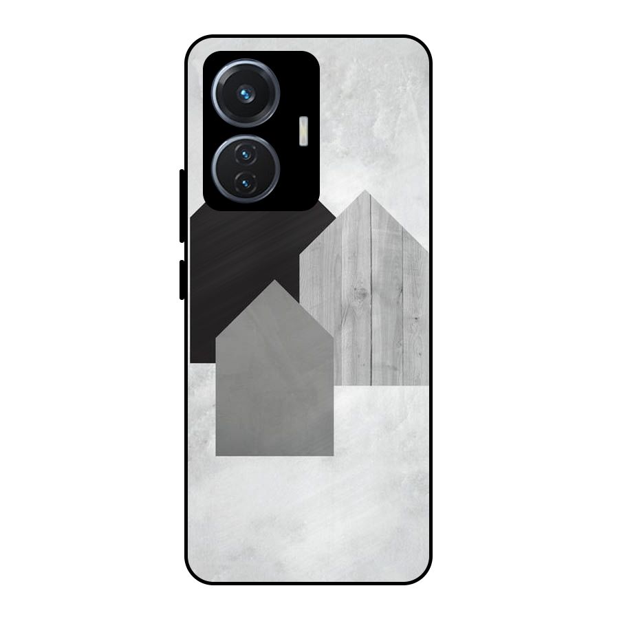 Marble Poster Metal Back Case for iQOO Z6 44W
