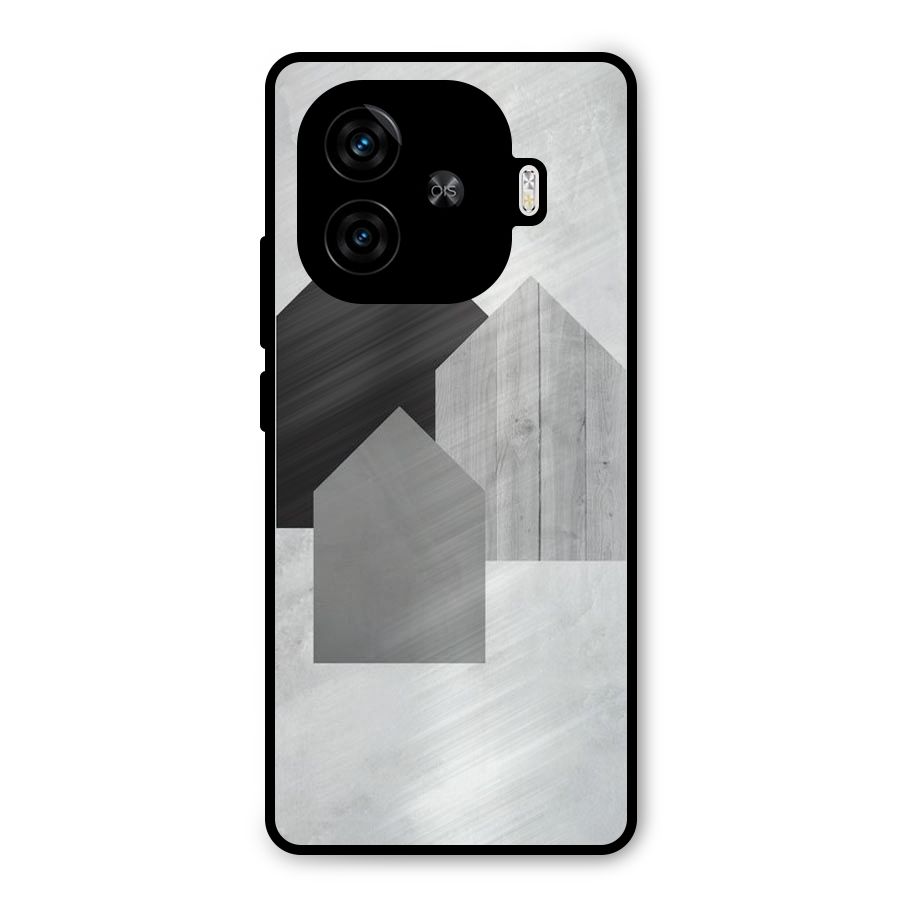 Marble Poster Metal Back Case for iQOO Z9 Turbo