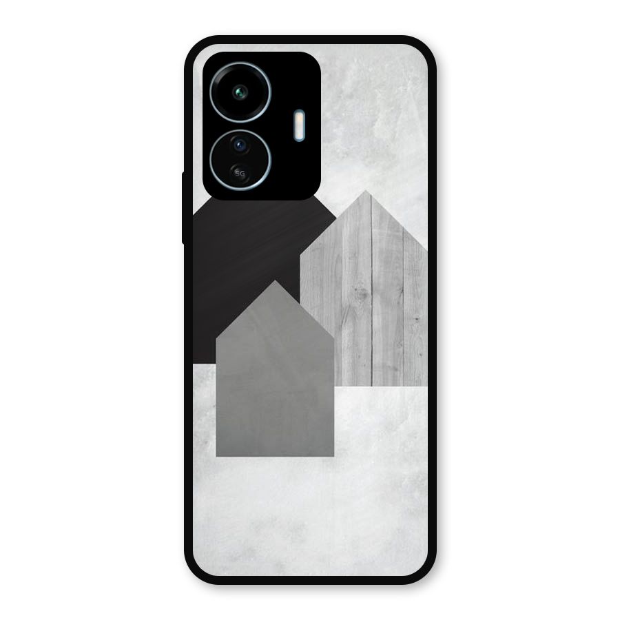 Marble Poster Metal Back Case for vivo iQOO Z6 Lite 5G