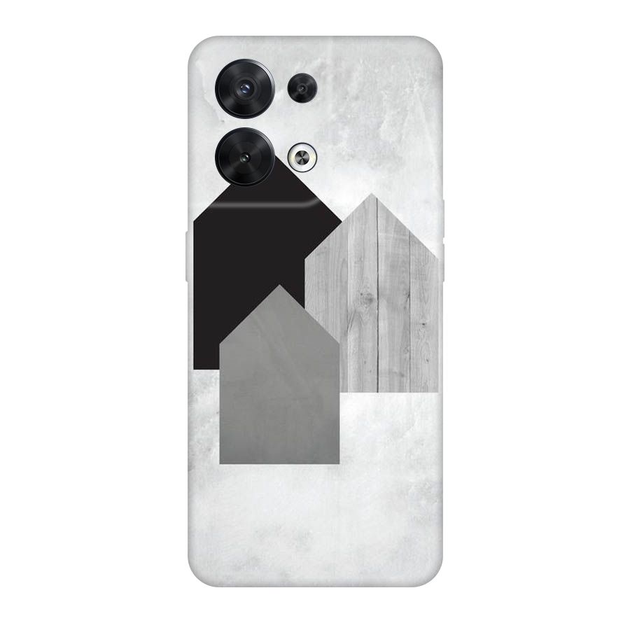 Marble Poster Original Polycarbonate Back Case for Oppo Reno8 5G