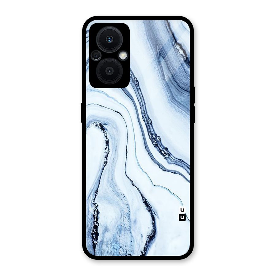 Marble Style (Printed) Glass Back Case for Oppo F21s Pro 5G