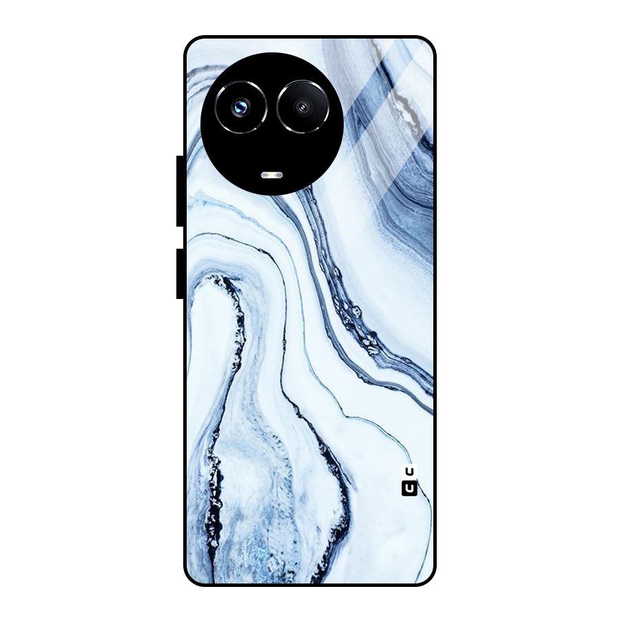 Marble Style (Printed) Glass Back Case for Realme Narzo 60X