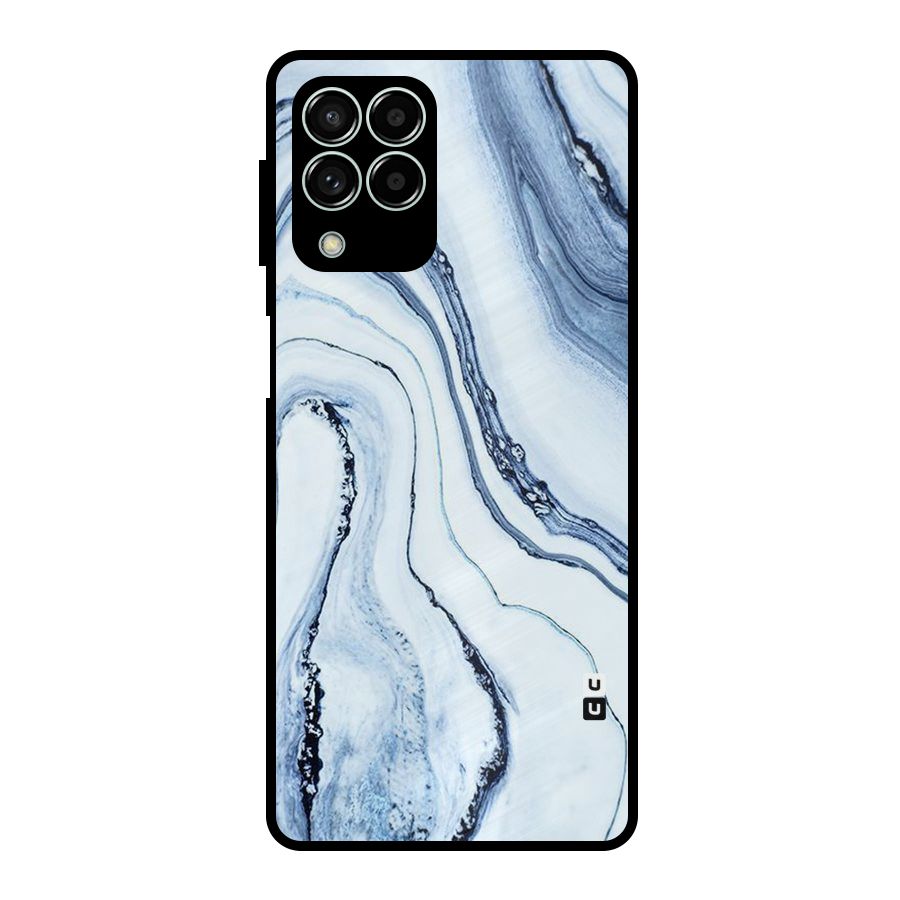 Marble Style (Printed) Metal Back Case for Galaxy M33