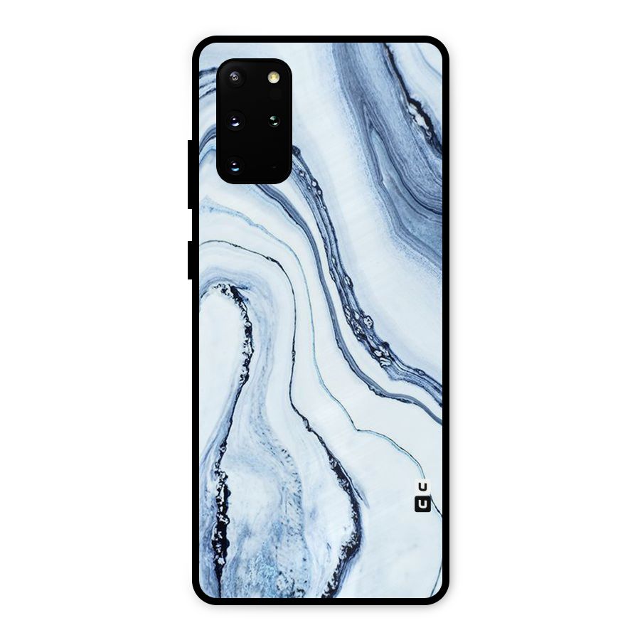 Marble Style (Printed) Metal Back Case for Galaxy S20 Plus
