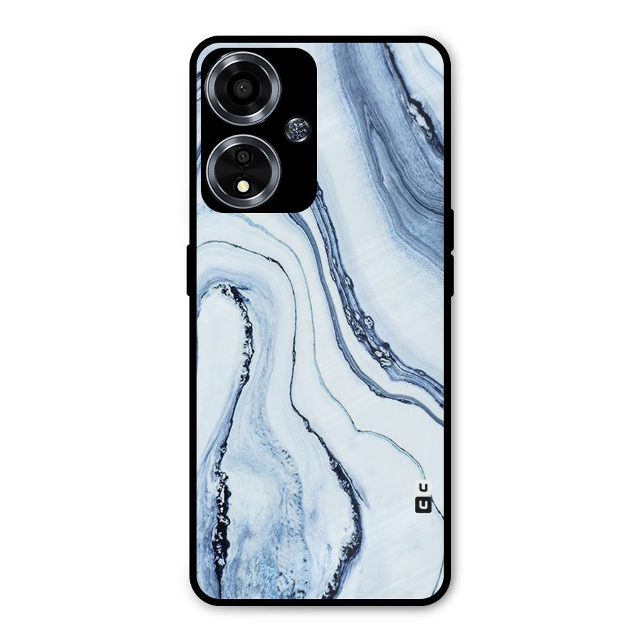 Marble Style (Printed) Metal Back Case for Oppo A59