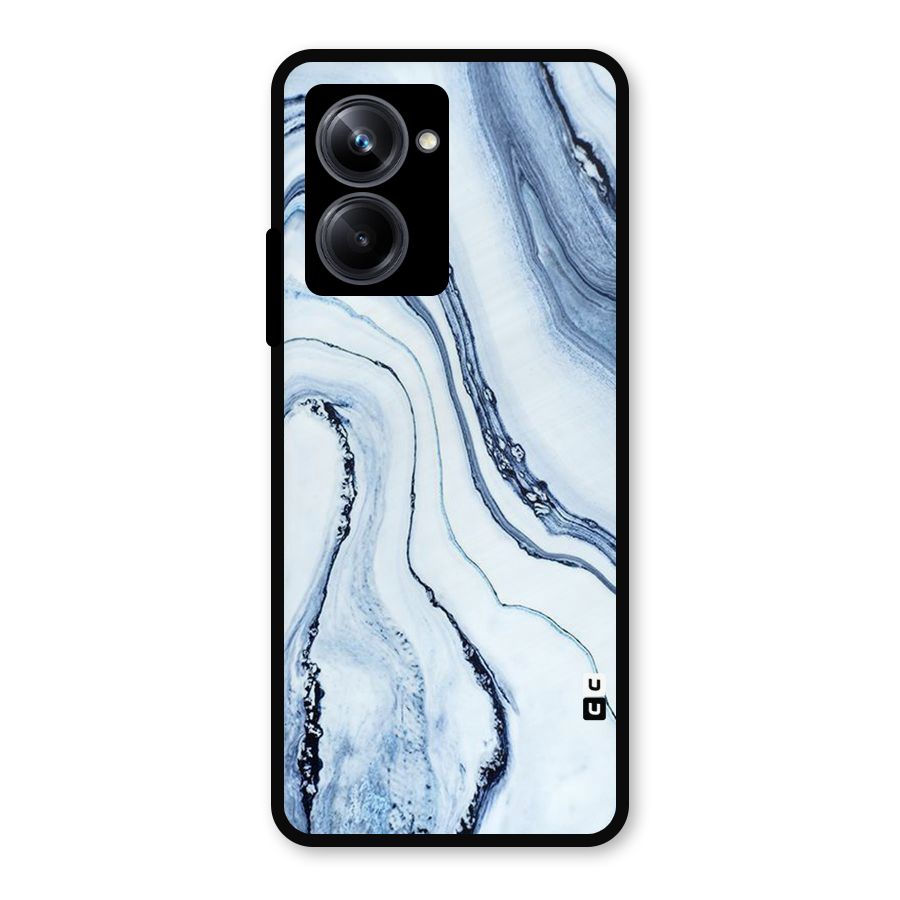 Marble Style (Printed) Metal Back Case for Realme 10 Pro
