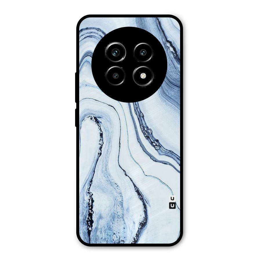 Marble Style (Printed) Metal Back Case for Realme 13 Pro