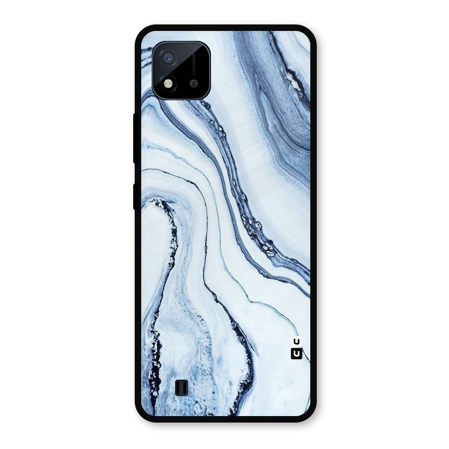 Marble Style (Printed) Metal Back Case for Realme C11 2021